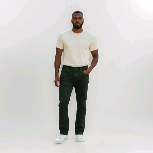 Ag Adriano Goldschmied Other - AG Adriano Goldschmied The Protege Pants 36x34 Green Straight Leg Stretch